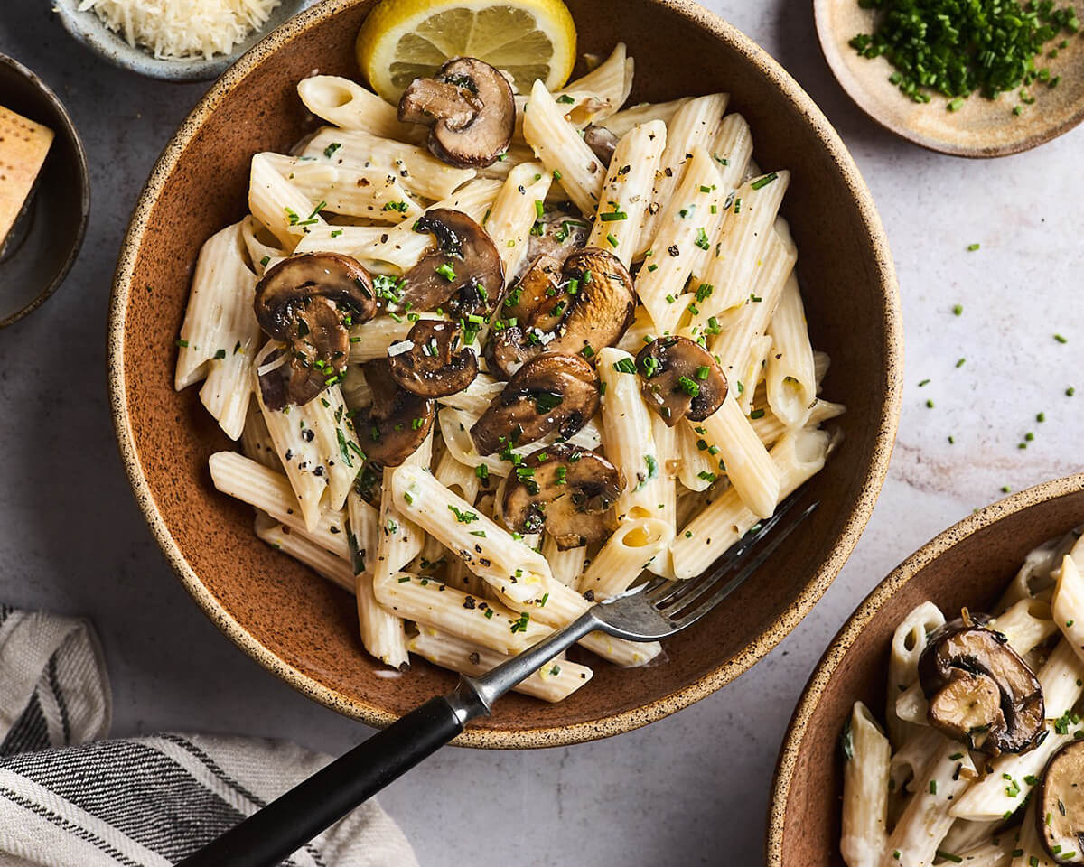 Mushroom Penne